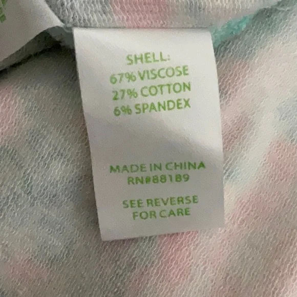 Lilly Pulitzer UPF 50+ Justina Tunic in Gypsea Serene Blue Size XL - Picture 9 of 10